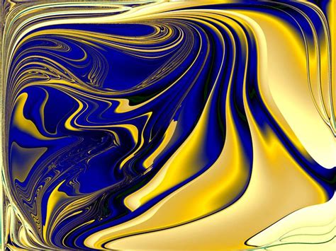 Blue Yellow Wallpaper - Fractal Art Gallery | Blue and gold wallpaper, Blue wallpapers, Yellow art