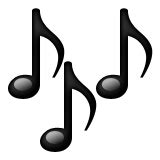 Multiple Musical Notes Emoji - Copy & Paste - EmojiBase!