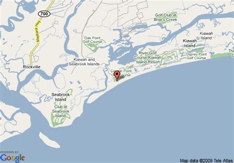 Map of Kiawah Island Golf Resort, Johns Island