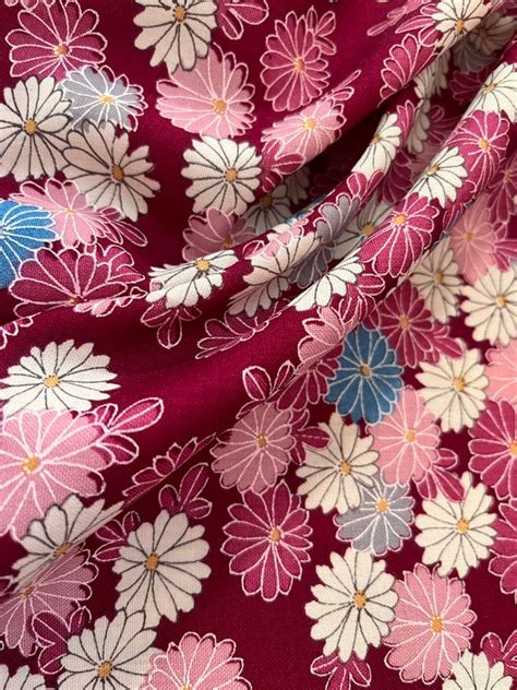 Japanese Fabric Vintage Kimono Fabric Japanese Textile - Etsy