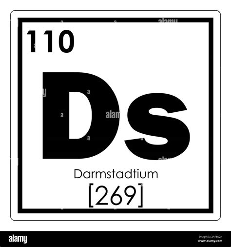 Darmstadtium chemical element Stock Photo - Alamy