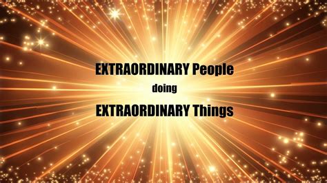 Extraordinary People - YouTube