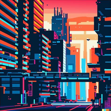 Premium Vector | Gritty glitches in cyberpunk pixel art