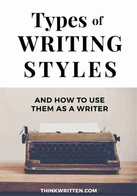 The 4 Main Types of Writing Styles and How to Use Them as a Writer