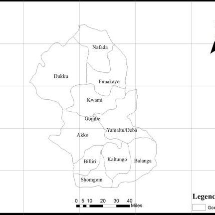 Political Map of Gombe State | Download Scientific Diagram