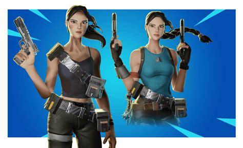 / Gaming Legend Series Concept / Lara Croft / This is my 2nd ever concept I've made! : r/FortNiteBR