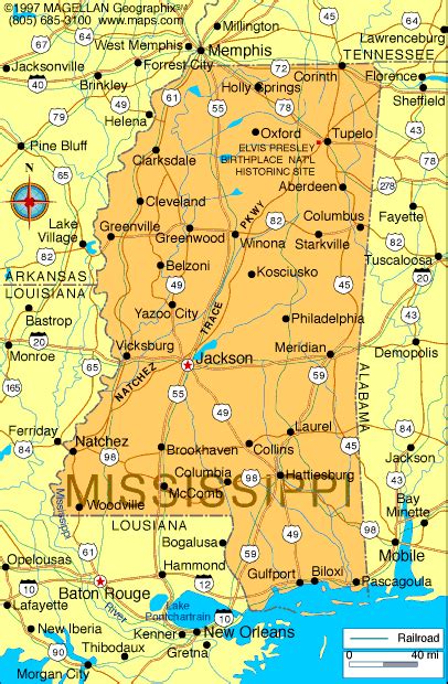 Mississippi Carte