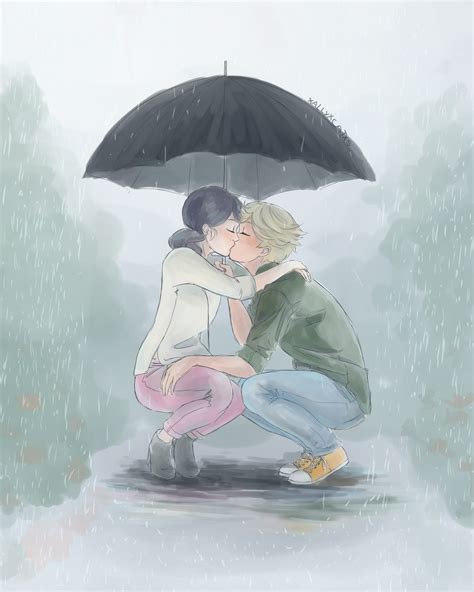 Marinette and Adrien - Miraculous Ladybug Fan Art (39565743) - Fanpop