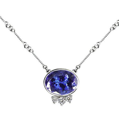 Tanzanite Necklace - Jewelry Designs