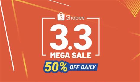 Get 50% Off This Shopee 3.3 Sale Malaysia 2020