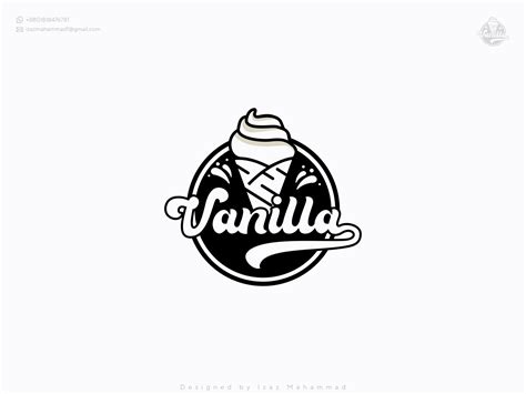 Vanilla Logo | Ice Cream Logo by Izaz Mahammad on Dribbble