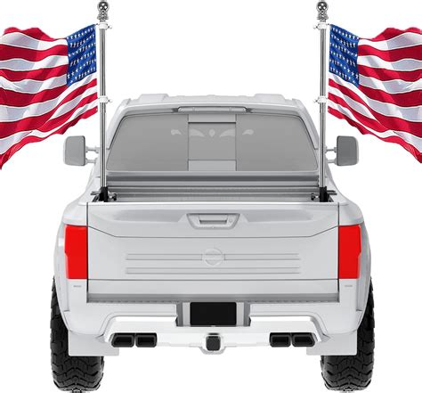 Amazon.com: Universal Pickup Truck Flagpole Mount in Bed, No Drilling ...