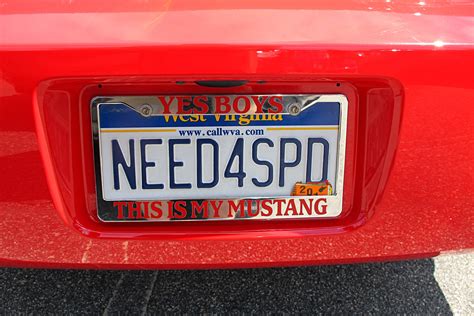 Custom License Plates from Mustang Week 2017