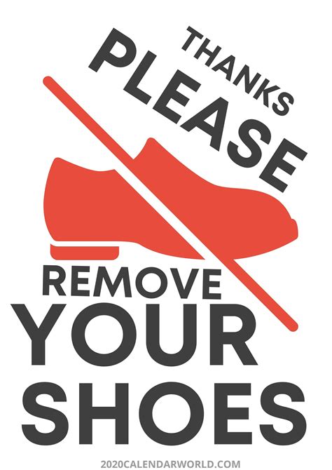 Please Remove your shoes sign printable | Remove your shoes, Printable signs, Please remove your ...