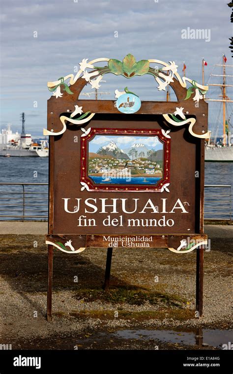 Argentina ushuaia fin del mundo hi-res stock photography and images - Alamy