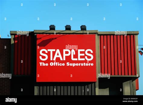 staples office stationery superstore england uk Stock Photo - Alamy