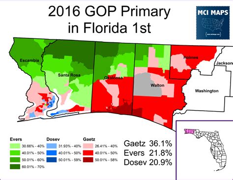 Florida Primary Preview 2018 - MCI Maps | Election Targeting Florida ...