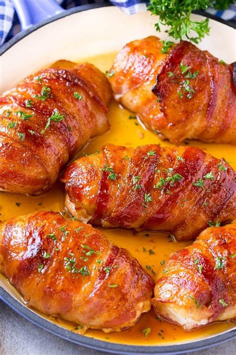 Bacon Wrapped Chicken - Dinner at the Zoo