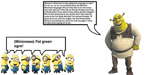 Shrek meets the Minions by HomerSimpson1983 on DeviantArt