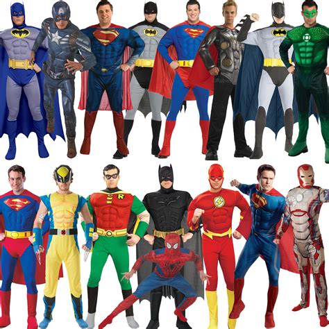 Adult Mens Muscle Chest Padded Superhero Fancy Dress New Costume Movie Outfit | eBay