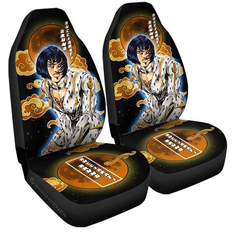 Bruno Bucciarati Car Seat Covers Custom Jojo’S Bizarre Adventure Anime ...