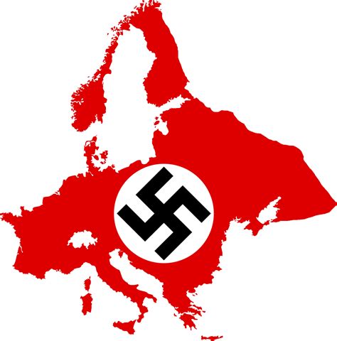 Download Then He Made The Nazi Party - Nazi Germany Flag Map - Full Size PNG Image - PNGkit