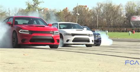 Dodge Rings In 2015 With A Hellcat Burnout Compilation: Video