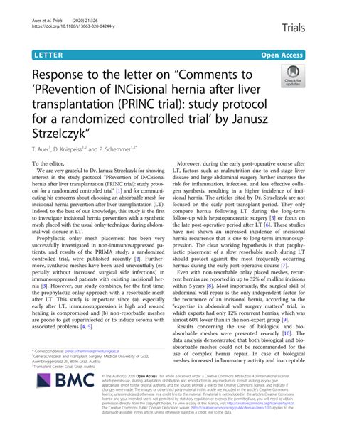 (PDF) Response to the letter on “Comments to ‘PRevention of INCisional ...