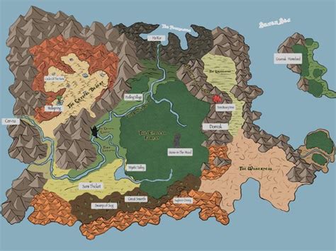 Fictional Places Maps (25 pics)