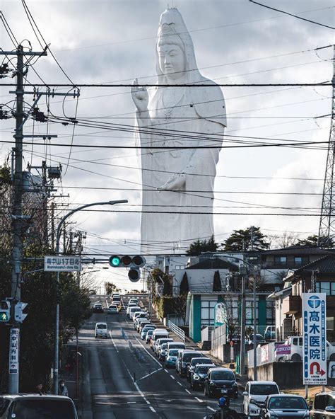 Sendai Daikannon statue in Japan : r/interestingasfuck