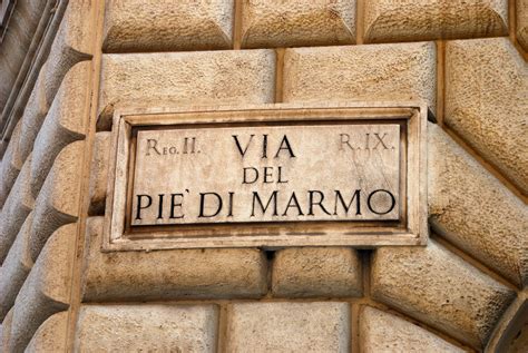 Street Sign In Rome Free Stock Photo - Public Domain Pictures