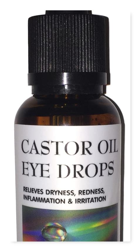 Castor Oil Eye Drops - 100% Pure, Cold Pressed