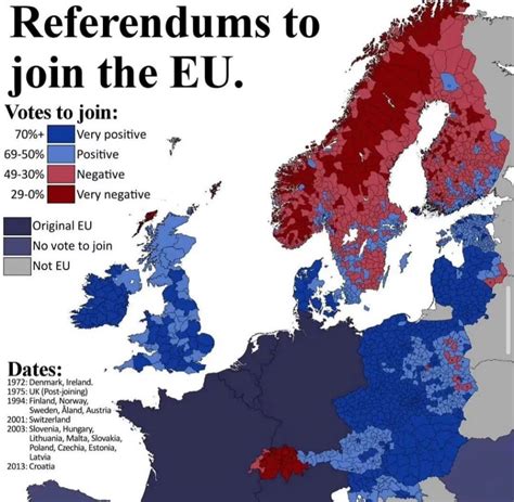 Referendum to join the EU: : r/MapPorn