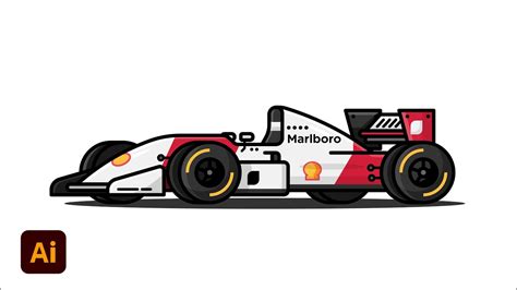 How To Draw A Formula 1 Car