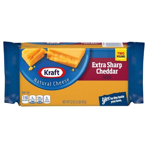 Extra Sharp Cheddar - Kraft Natural Cheese