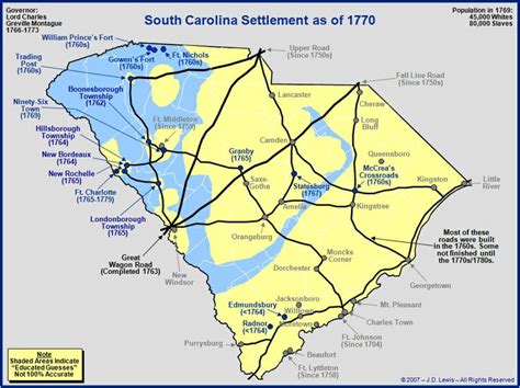 HUGE 1773 SC MAP Hardeeville Isle Of Palms SOUTH CAROLINA HISTORY SURNAMES ! Maps, Atlases ...