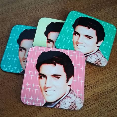 Playing with Elvis today. .. what do you reckon? Anyone fancy some kitsch Elvis coasters on ...