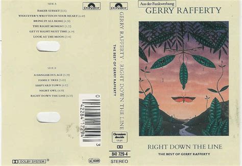 Gerry Rafferty - Right Down The Line - The Best Of Gerry Rafferty (1989 ...