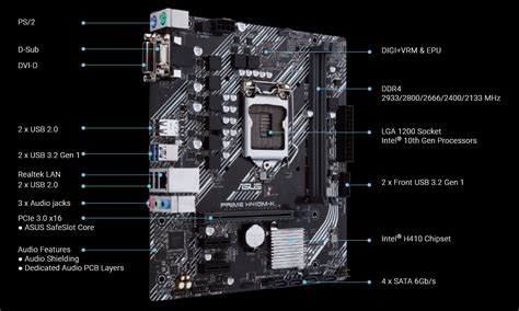 ASUS PRIME H410M-K Intel Motherboard - Best Deal - South Africa