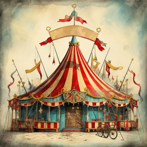 Premium Photo | Vintage circus tent antique