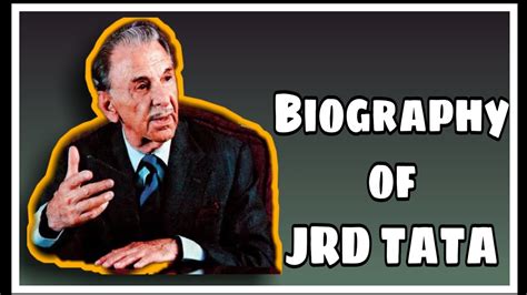 Biography: JRD TATA - YouTube