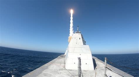 DDG-1000 Conducts First Missile Test - Defense Daily