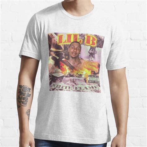 "LIL B WHITE FLAME" T-shirt for Sale by frteeze | Redbubble | lil b t ...