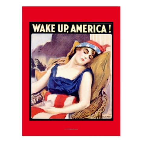 WAKE UP AMERICA! #2 POSTCARD | Zazzle