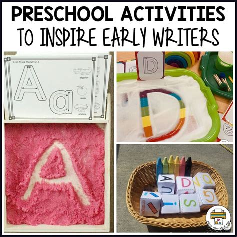 Preschool Activities to Inspire Early Writers - Pre-K Printable Fun