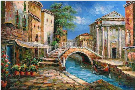 Venice oil painting,Venice oil paintings - Cities oil painting Venice Scenes 3