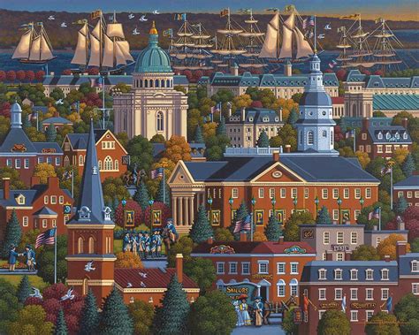 Annapolis - Fine Art | Annapolis, United states naval academy, American painting