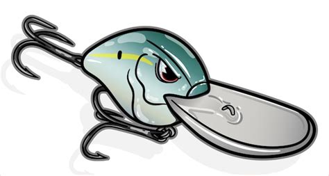 Premium Vector | Crank bait fishing lures vector greeting cards advertising business company or ...