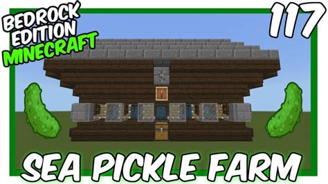 Efficient Sea Pickle Farm Bedrock Edition https://youtube.com/watch?v=IhhHdKyxYmE #Minecraft # ...