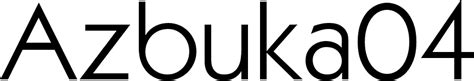 Azbuka04 font